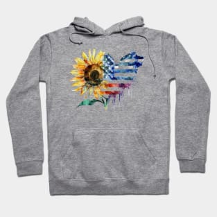 Sunflower 4th of July Hoodie